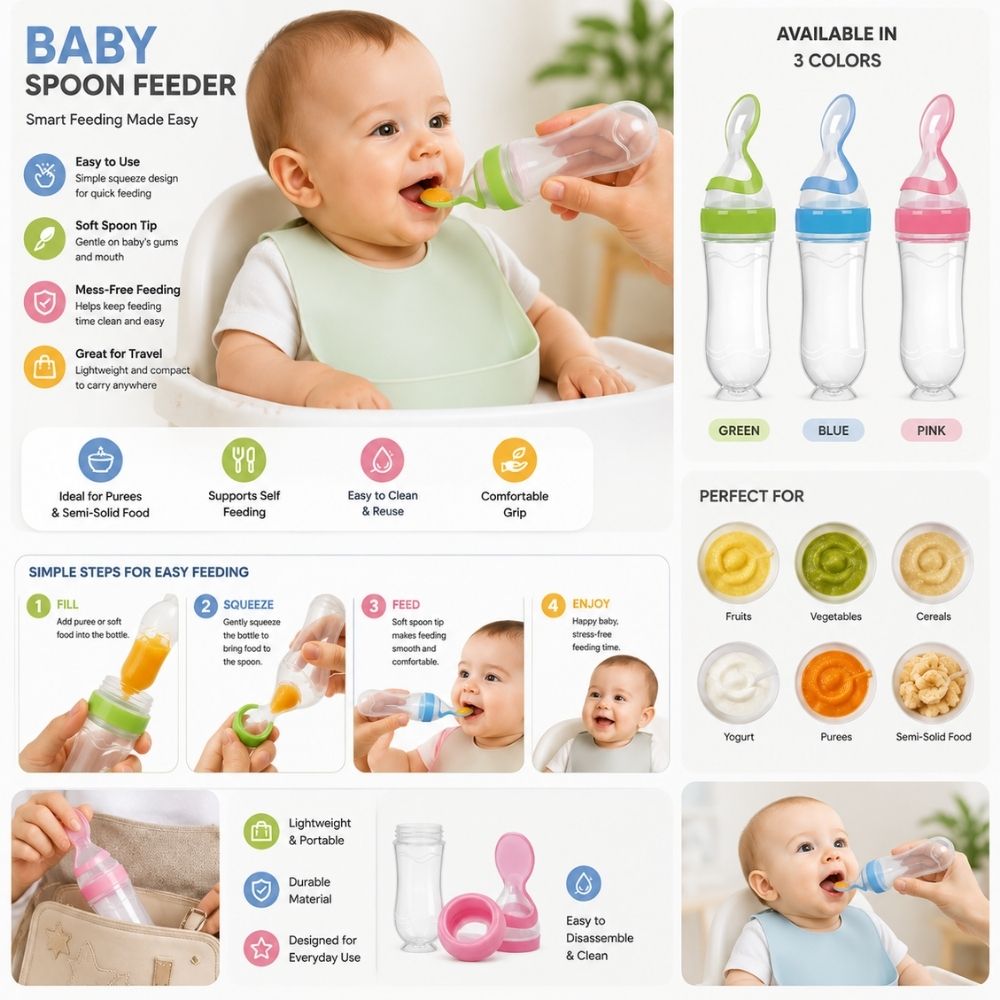 Baby Spoon Feeder-BiaZaibstore