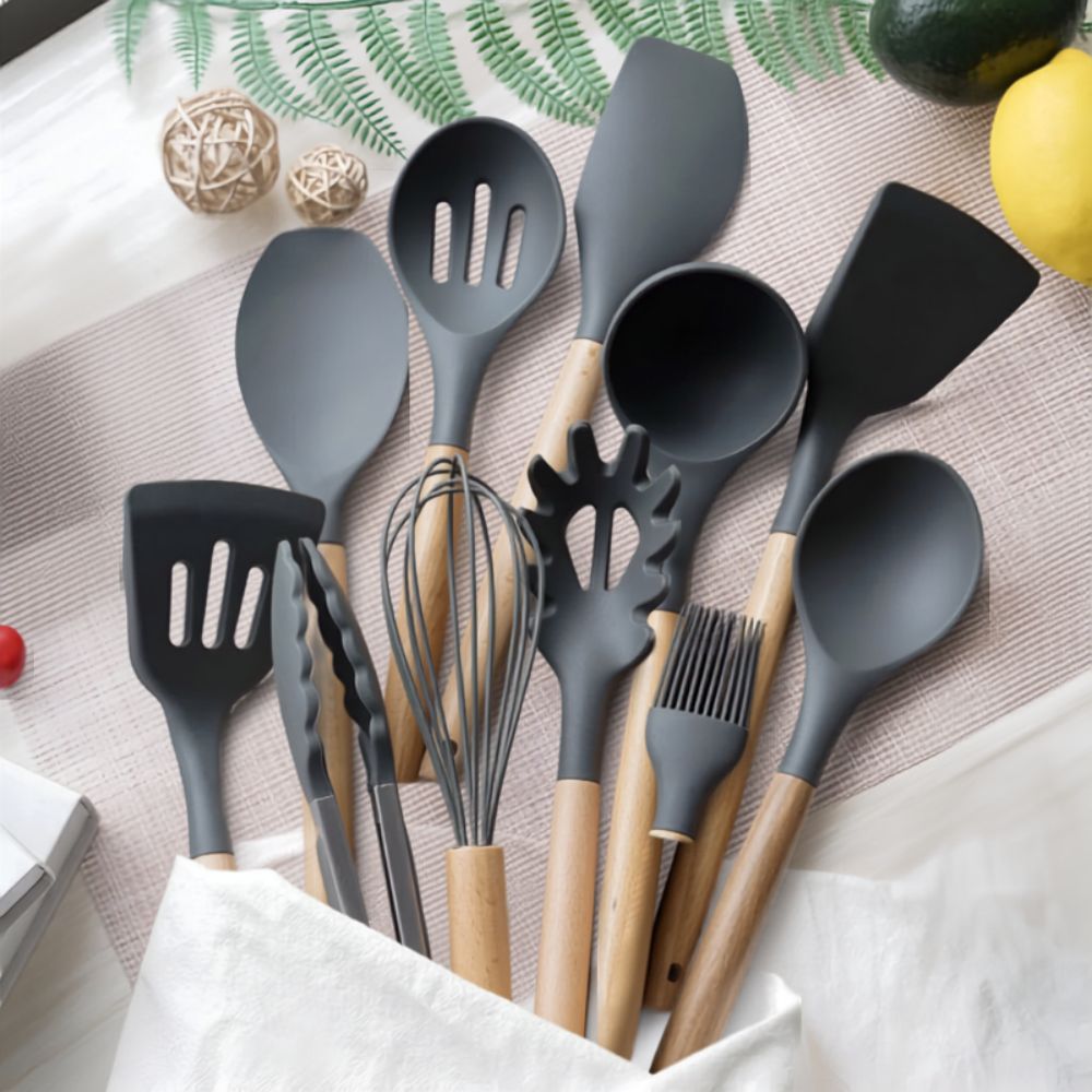 Silicone Spatulas Set - BiaZaibStore
